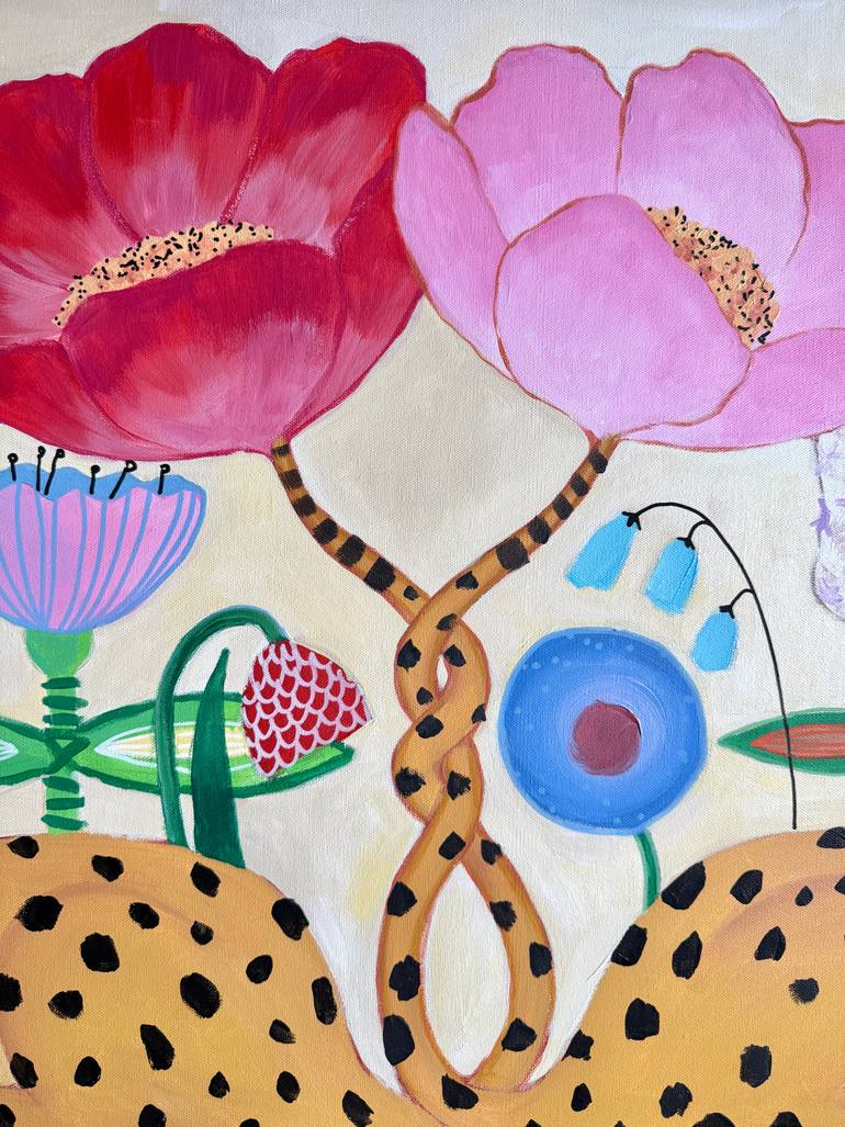 Original Surrealism Animal Painting by Daria Borisova