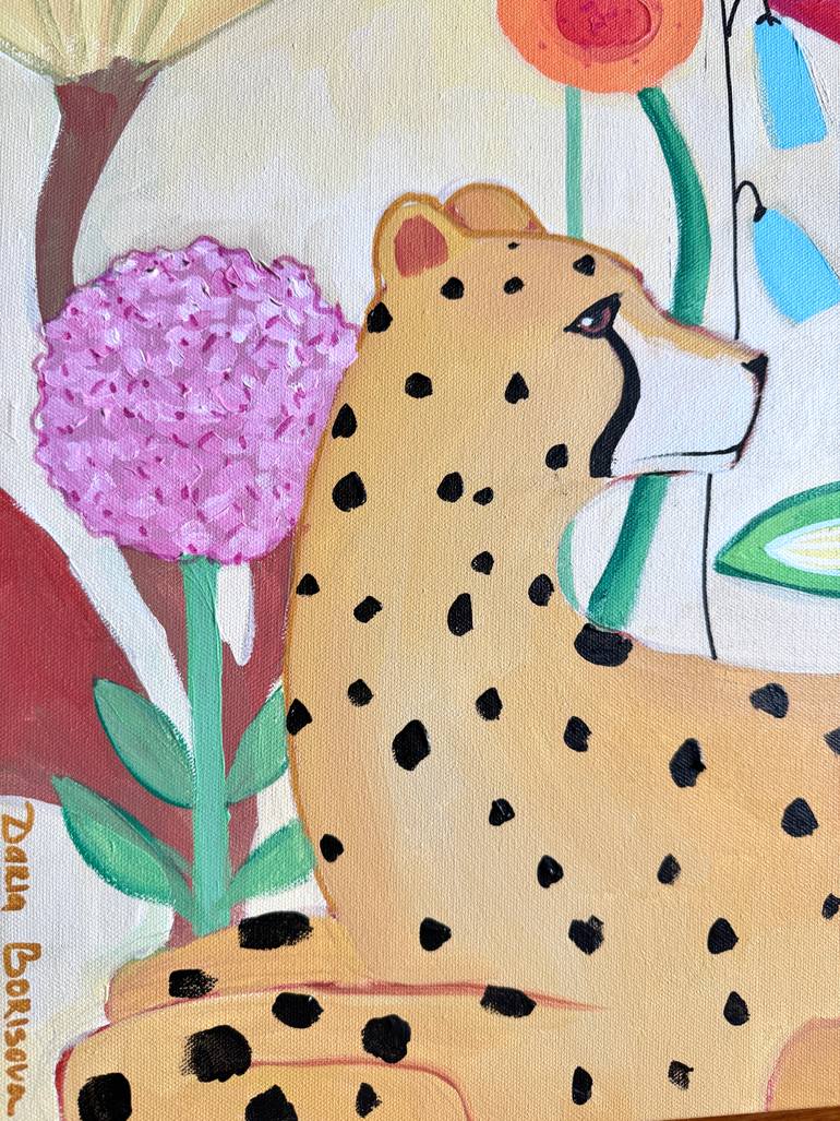 Original Surrealism Animal Painting by Daria Borisova