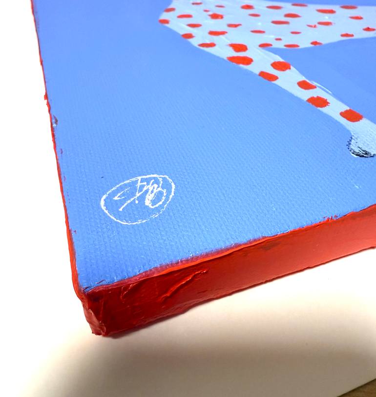 Original Expressionism Animal Painting by Daria Borisova