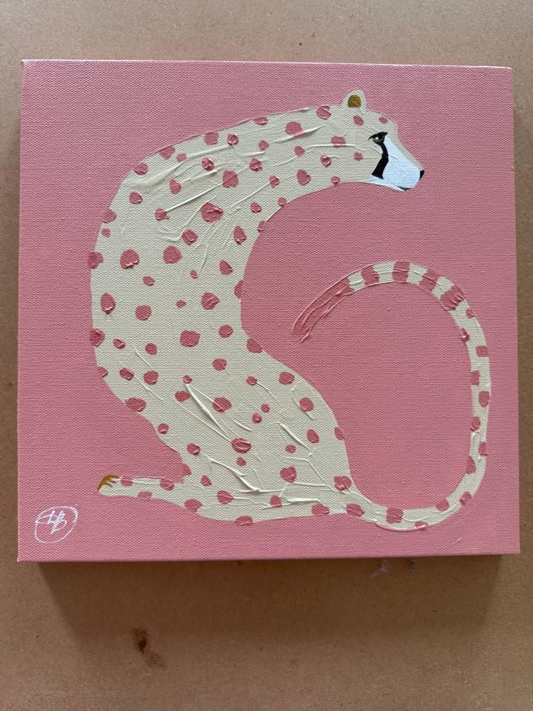 Original Expressionism Animal Painting by Daria Borisova