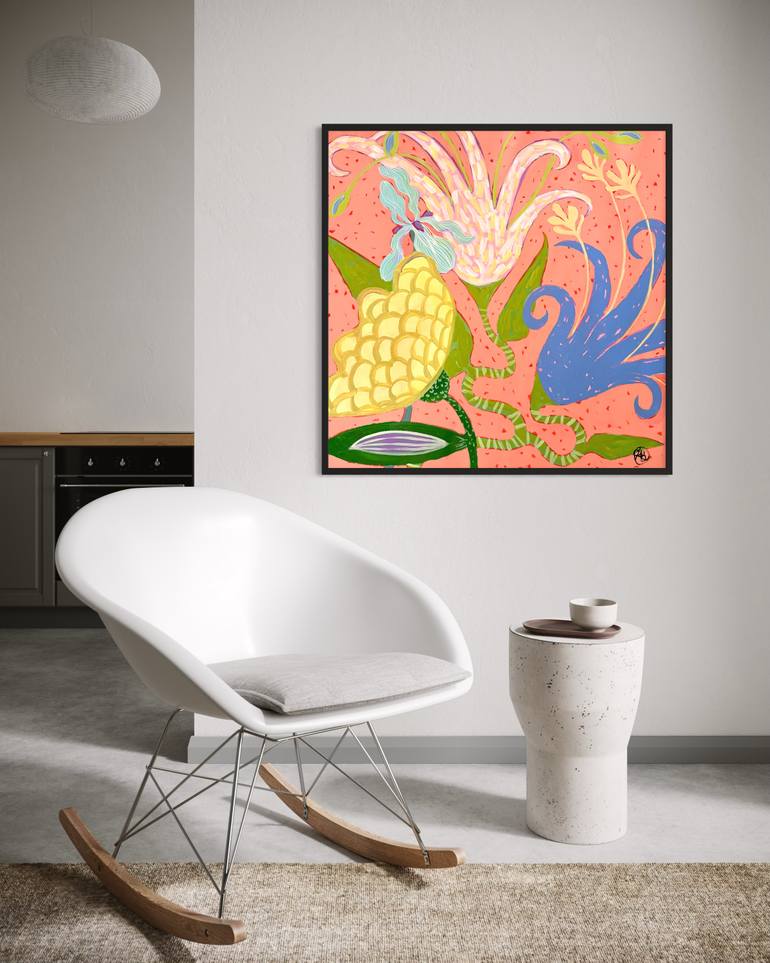 Original Surrealism Animal Painting by Daria Borisova
