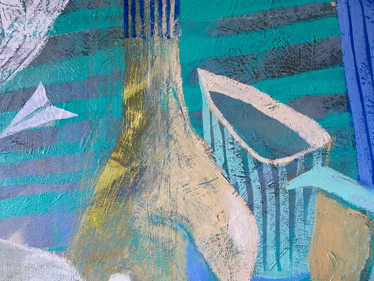 Original Abstract Expressionism Abstract Painting by Daria Borisova