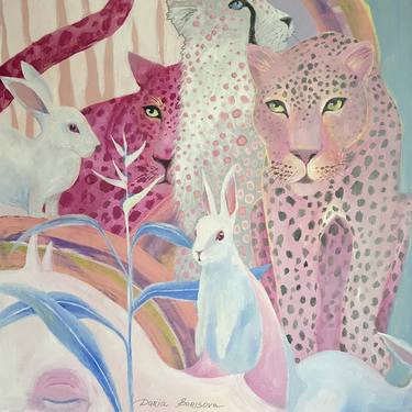Print of Surrealism Animal Paintings by Daria Borisova