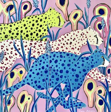 Original Expressionism Animal Paintings by Daria Borisova