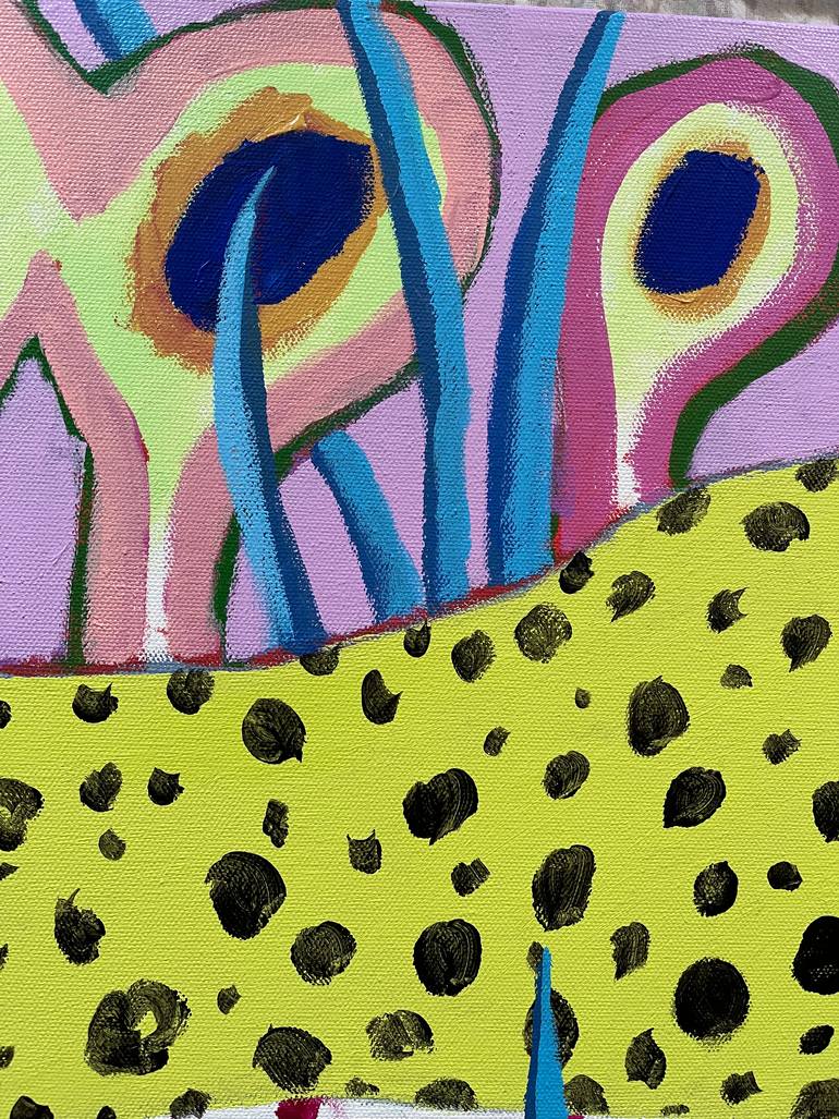 Original Expressionism Animal Painting by Daria Borisova