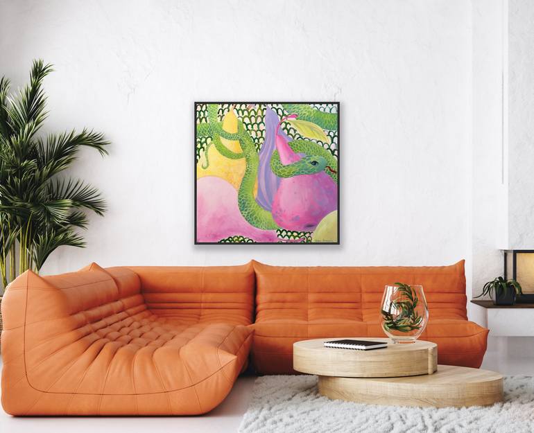 Original Surrealism Animal Painting by Daria Borisova