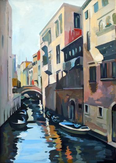 Print of Figurative Boat Paintings by Filip Mihail