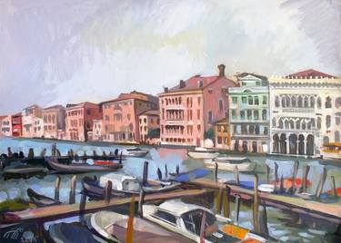 Print of Figurative Cities Paintings by Filip Mihail