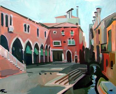 Print of Figurative Cities Paintings by Filip Mihail