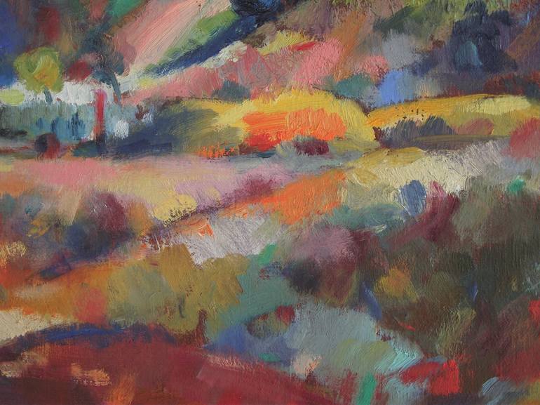 Original Expressionism Landscape Painting by Mato Gereci