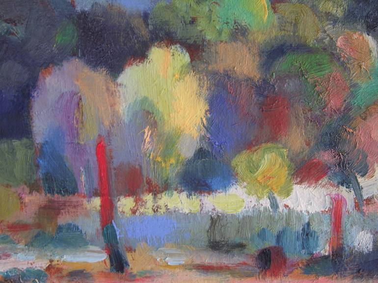 Original Expressionism Landscape Painting by Mato Gereci