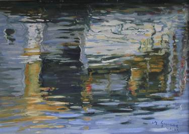 Original Expressionism Water Paintings by Mato Gereci