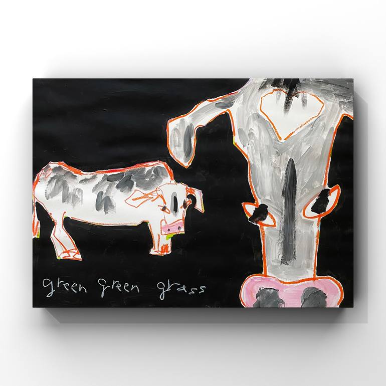 Original Art Deco Animal Painting by Nika Boer