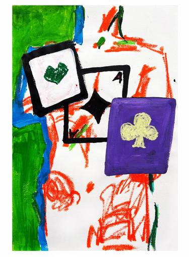 Original Expressionism Men Painting by Nik Linn