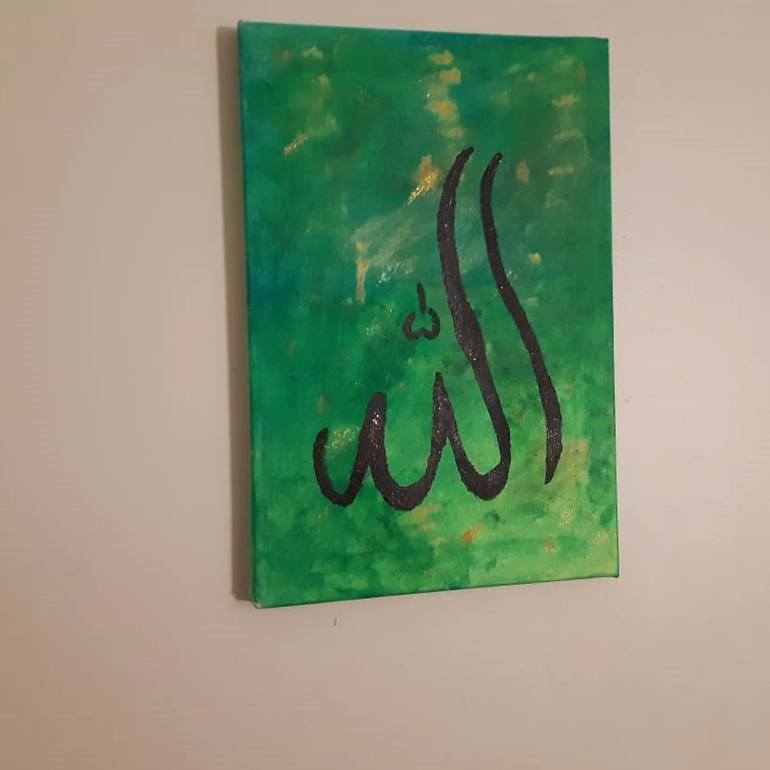 Original Abstract Calligraphy Painting by Bilal Ahmed