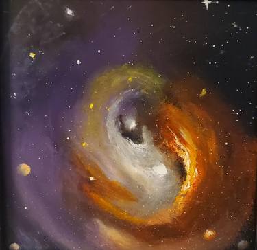 Original Outer Space Paintings by Fred Wilson