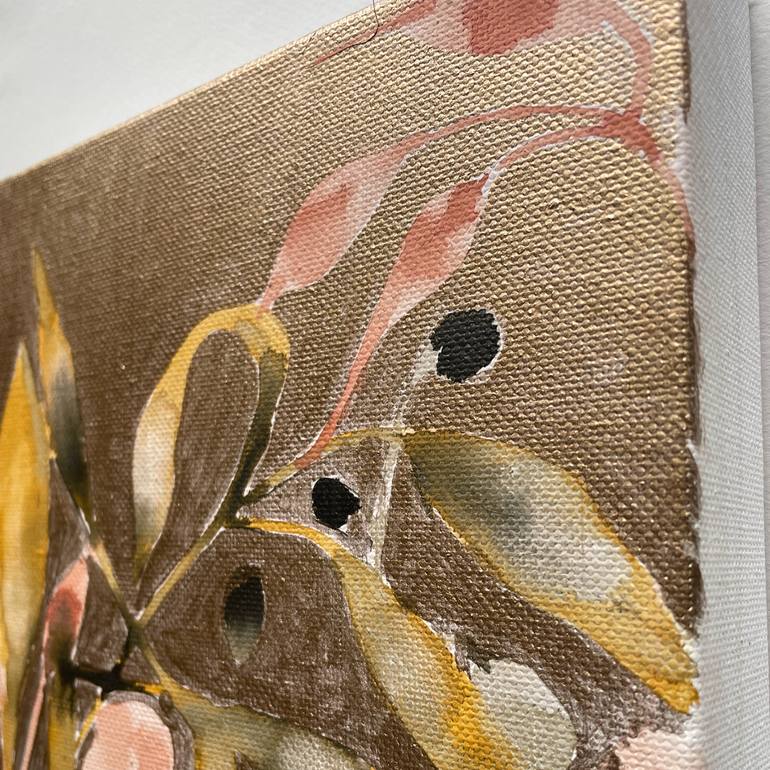 Original Abstract Expressionism Botanic Painting by Bernice Kelly