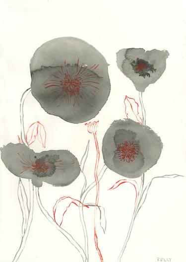 Original Modern Botanic Paintings by Bernice Kelly