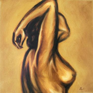 Print of Expressionism Nude Paintings by Jennie Rosenbaum