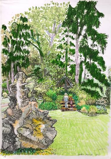 Original Garden Drawings by Darren Hoskins
