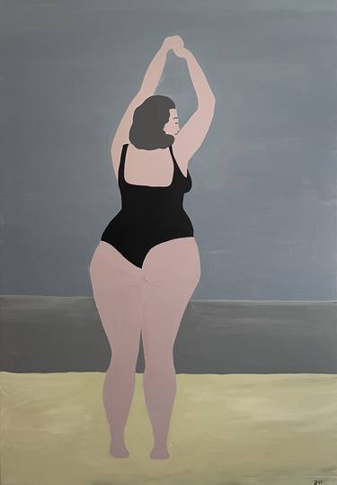 Original Contemporary Body Painting by Ksenia Baryniya Zhornikova