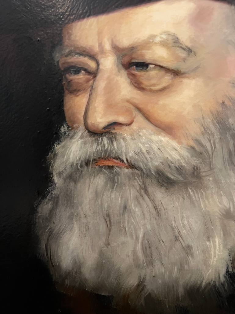 Original Portraiture Religion Painting by Maryia Malychev