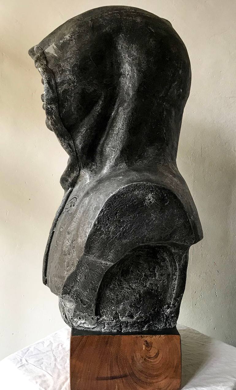 Original Conceptual Men Sculpture by Switzin Twikirize