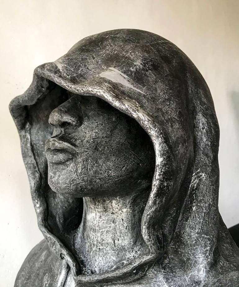 Original Conceptual Men Sculpture by Switzin Twikirize