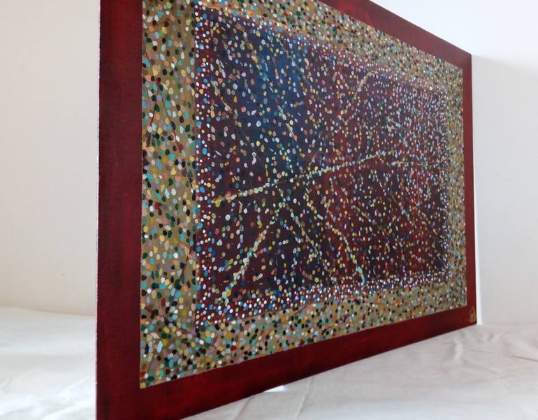 Original Abstract Painting by antonio mangani