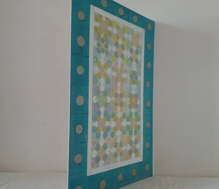 Original Abstract Painting by Antonio Mangani