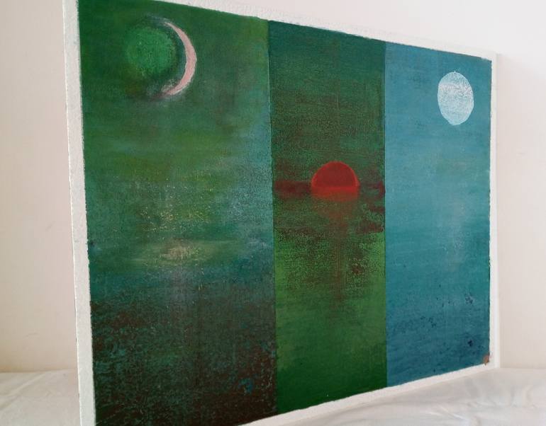 Original Abstract Painting by Antonio Mangani