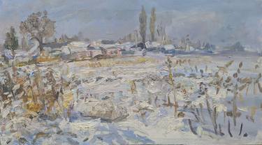 Original Realism Landscape Painting by Sergei Khudoleev