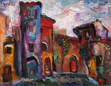 Print of Expressionism Architecture Paintings by Anatoly Tartakovsky