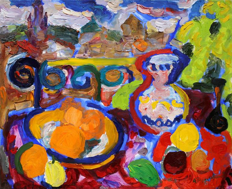 Spanish still life. Painting by Anatoly Tartakovsky | Saatchi Art