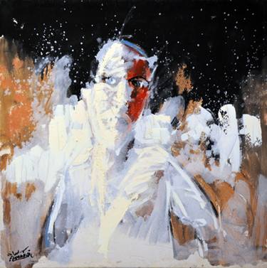 Original Fine Art Abstract Paintings by Elkahfai Moulay Youssef