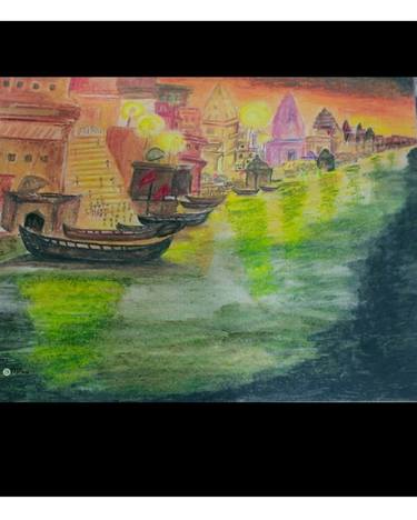 Print of Fine Art Cities Paintings by Manidipa Bose