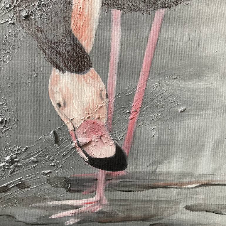 Original Abstract Expressionism Animal Painting by ELDA FRANGI