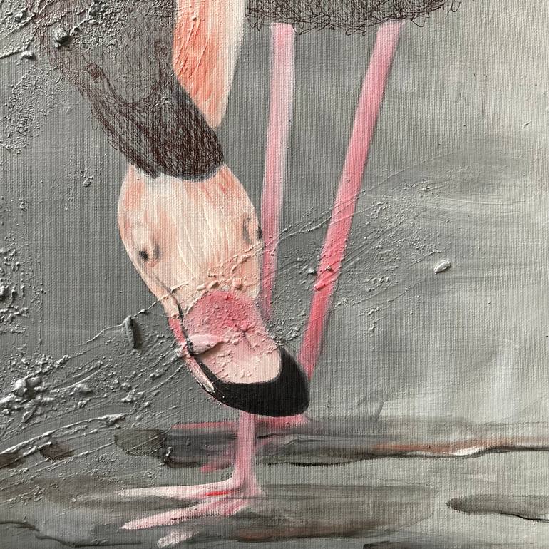 Original Abstract Expressionism Animal Painting by Elda Frangi