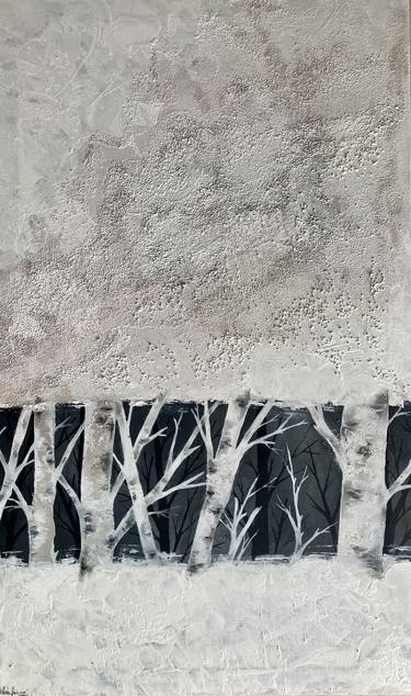 Print of Abstract Landscape Mixed Media by ELDA FRANGI