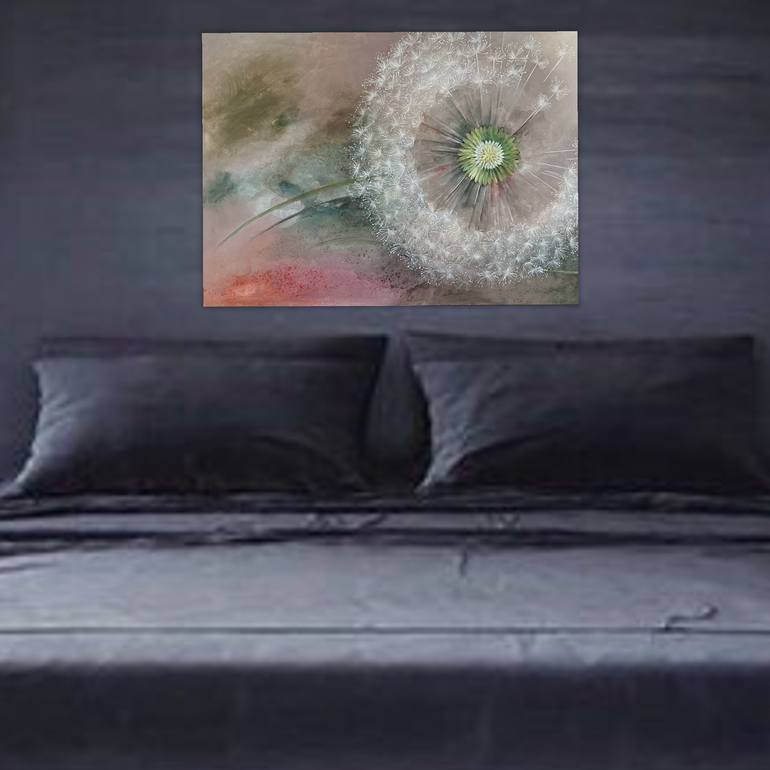 Original Contemporary Floral Painting by Elda Frangi