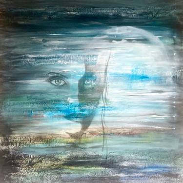 Original Conceptual Women Painting by Elda Frangi