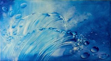 Blue Wave Painting thumb