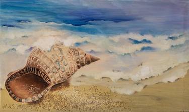 Print of Beach Paintings by ELDA FRANGI