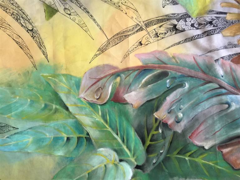 Original Documentary Botanic Painting by ELDA FRANGI