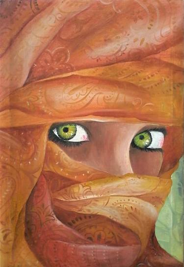 Ethnic Portrait with Green Eyes thumb