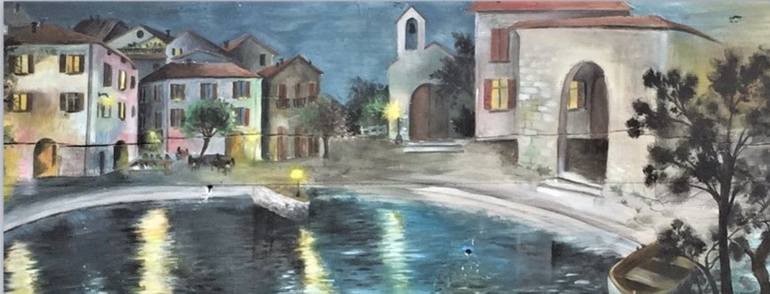 Original Documentary Landscape Paintings by Elda Frangi