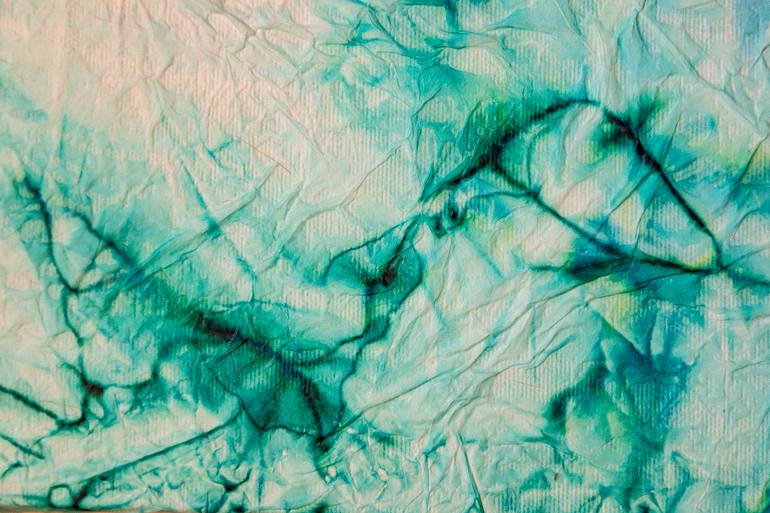 Original Abstract Expressionism Water Painting by Elda Frangi