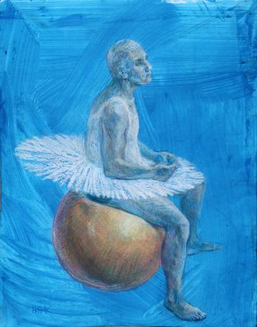 Original Realism Body Painting by Nina Kolchina