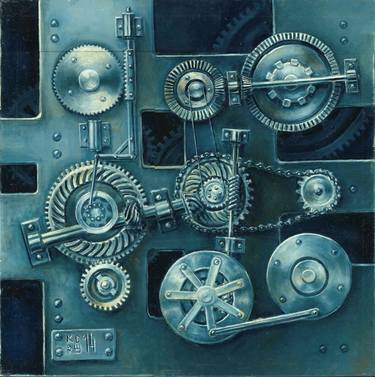 Print of Science/Technology Paintings by Constantine Dousanovsky