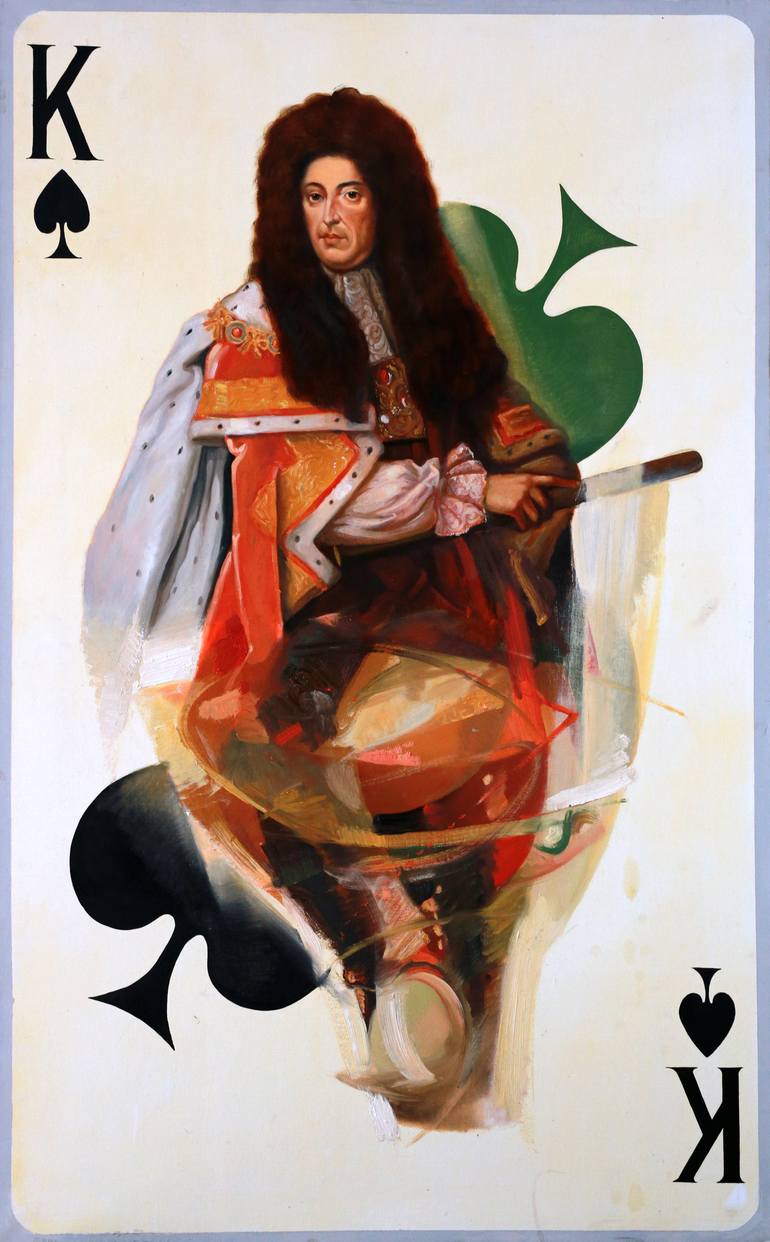 The power of the great dynasties King of Spades Painting by Dolghier ...